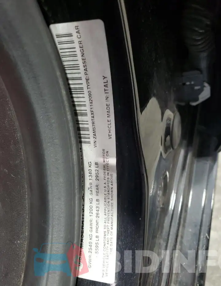 ZAM57RTAXF1142090 Photo# 13