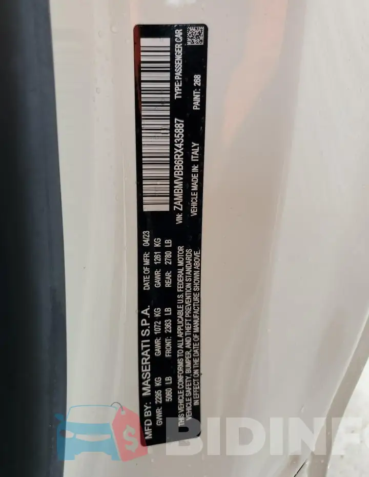 ZAMBMVBB6RX435887 Photo# 12