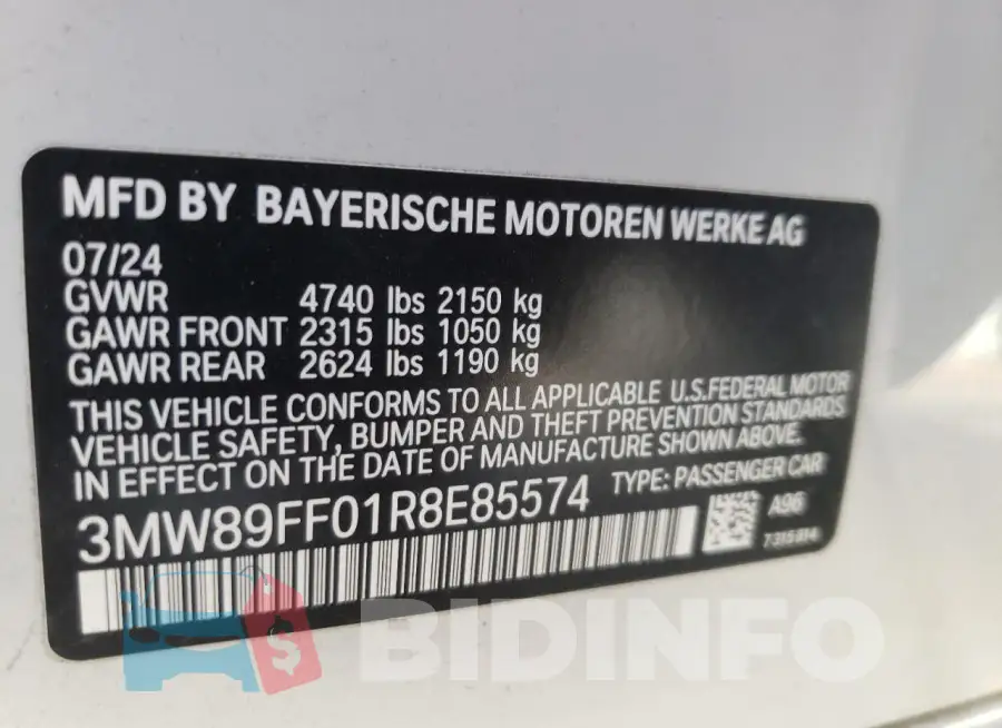 3MW89FF01R8E85574 Photo# 12