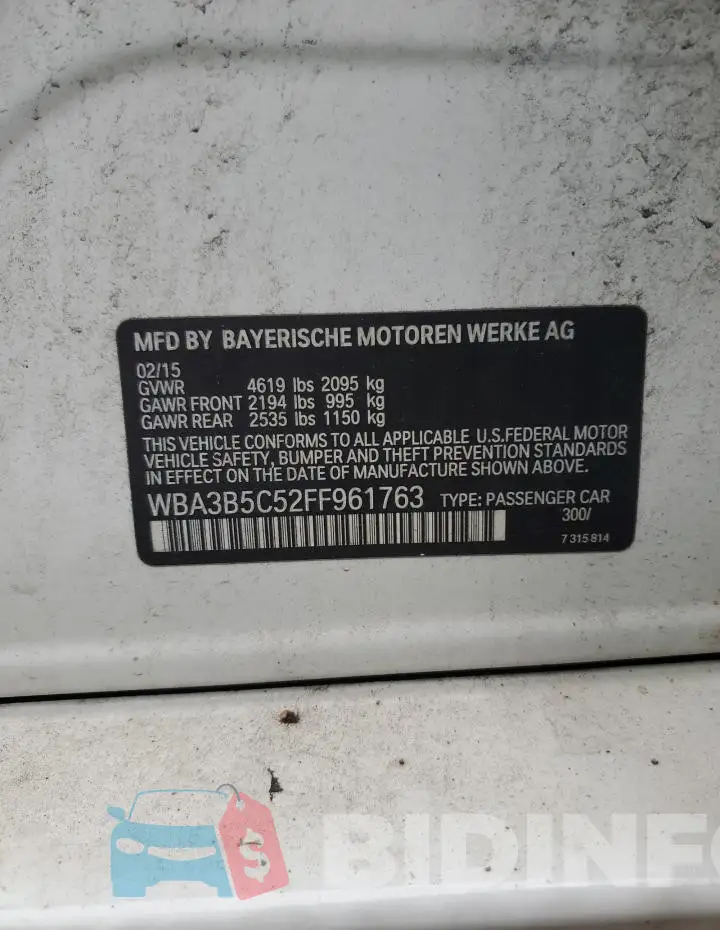 WBA3B5C52FF961763 Photo# 12