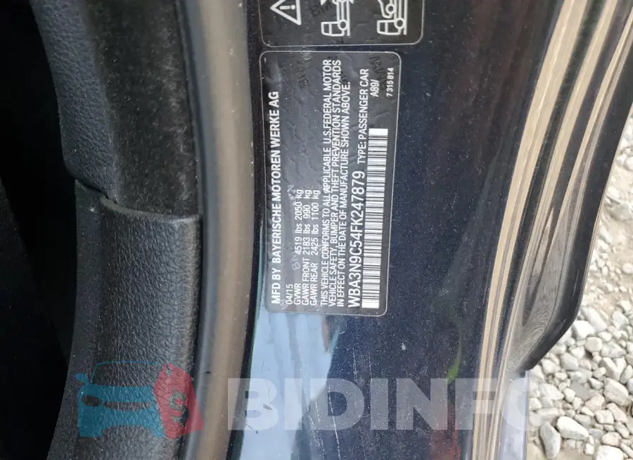 WBA3N9C54FK247879 Photo# 12