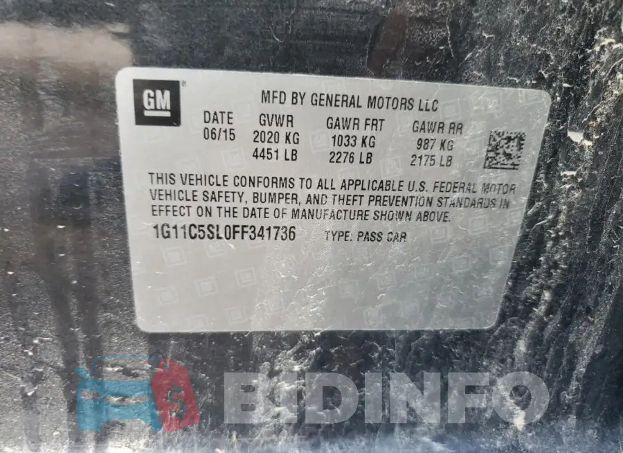1G11C5SL0FF341736 Photo# 12