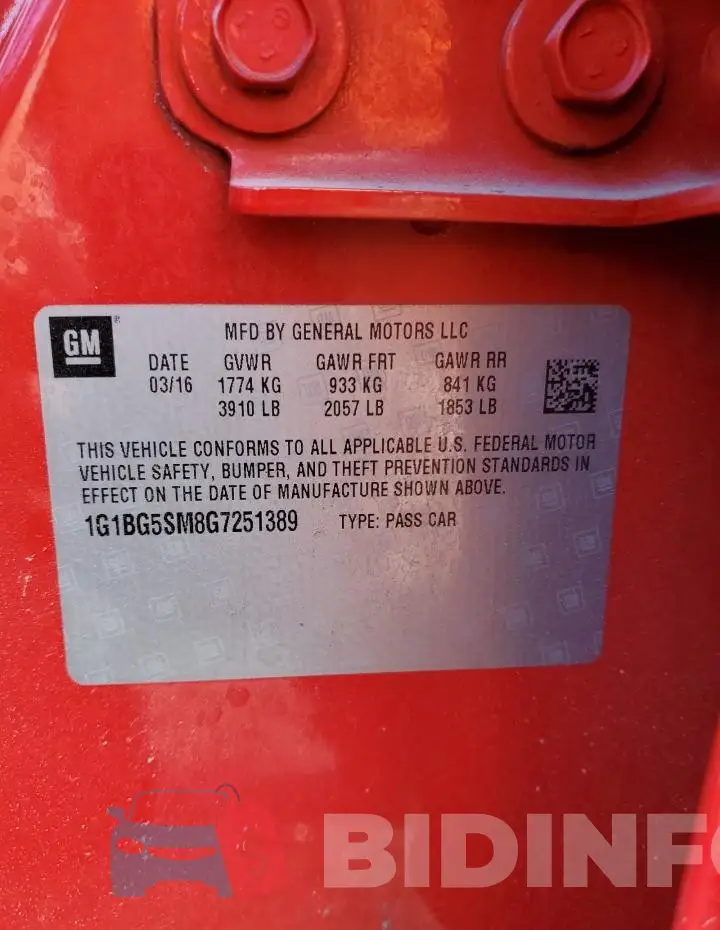1G1BG5SM8G7251389 Photo# 12