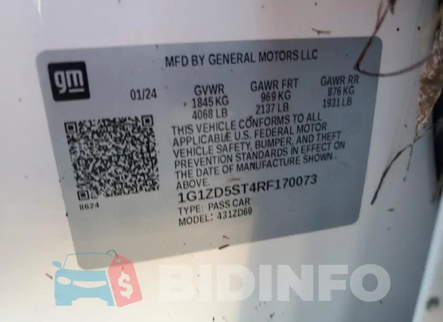 1G1ZD5ST4RF170073 Photo# 13
