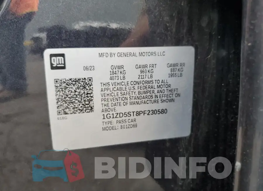 1G1ZD5ST8PF230580 Photo# 13