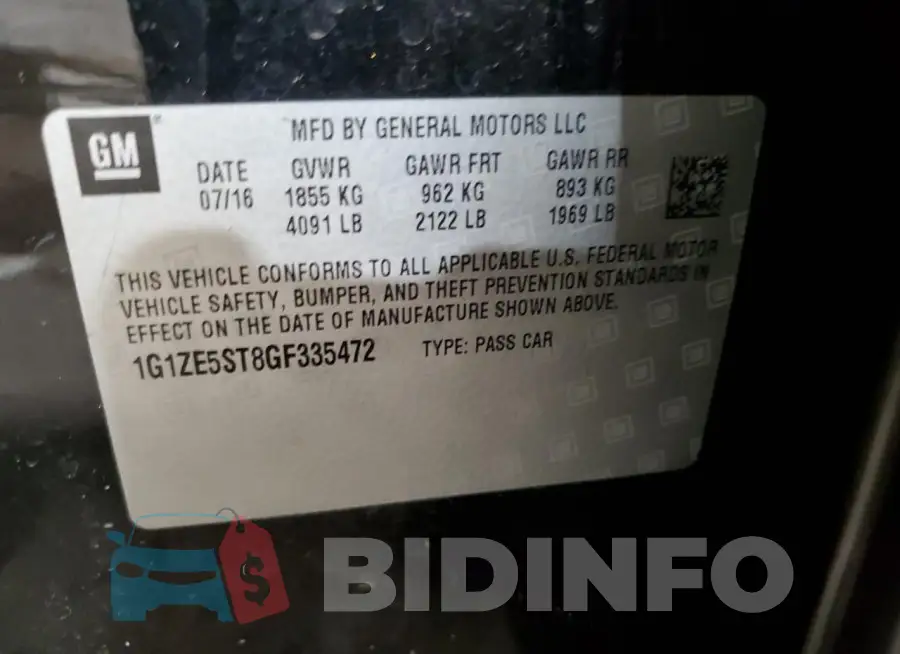1G1ZE5ST8GF335472 Photo# 12