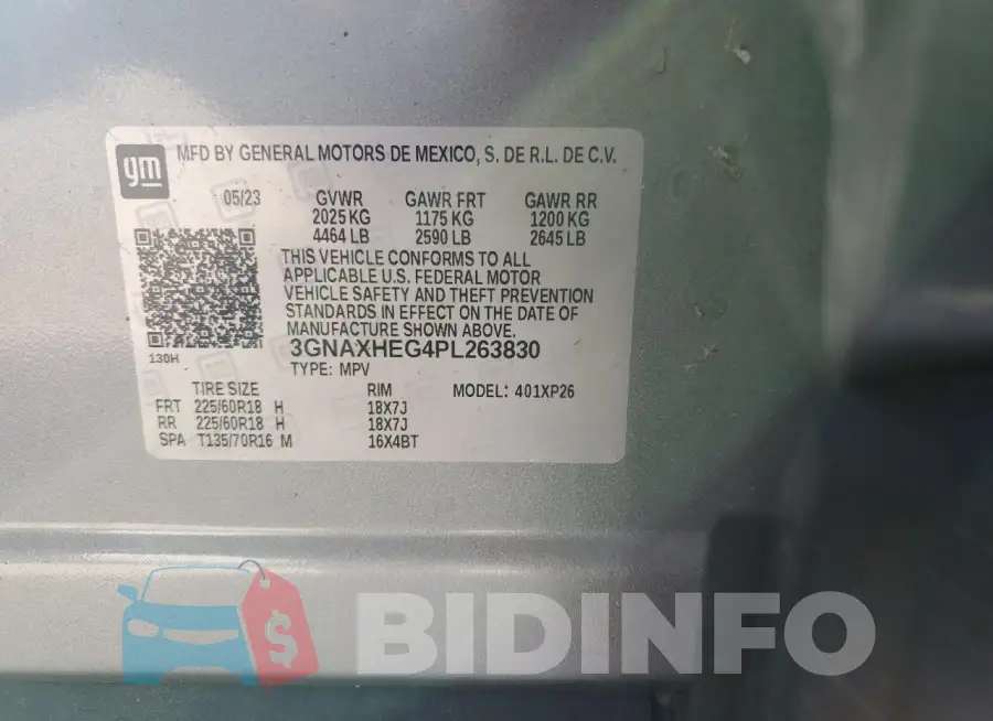 3GNAXHEG4PL263830 Photo# 14