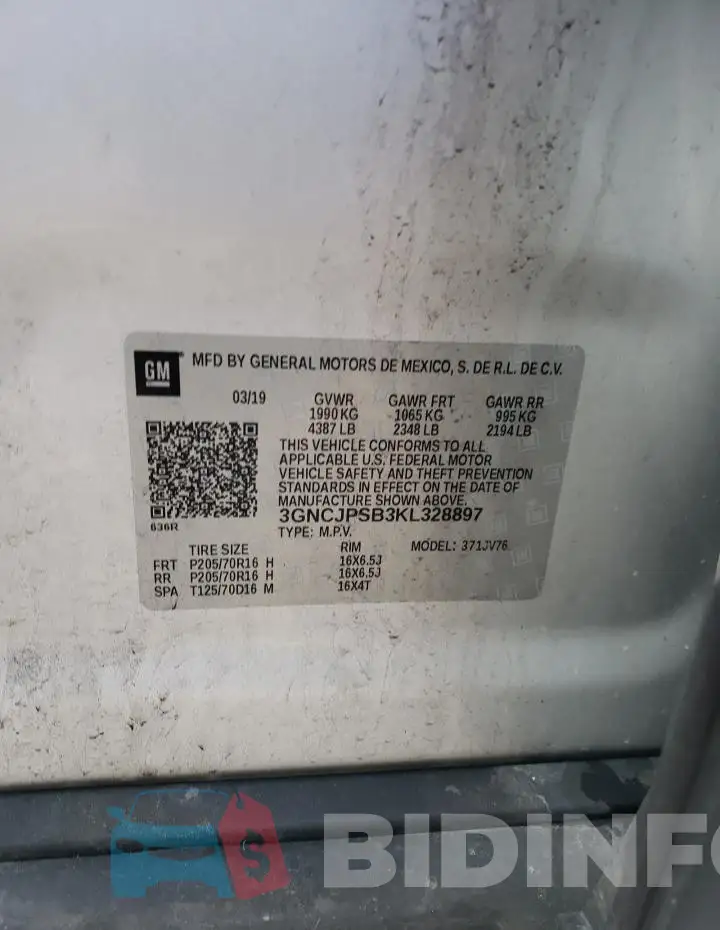 3GNCJPSB3KL328897 Photo# 13