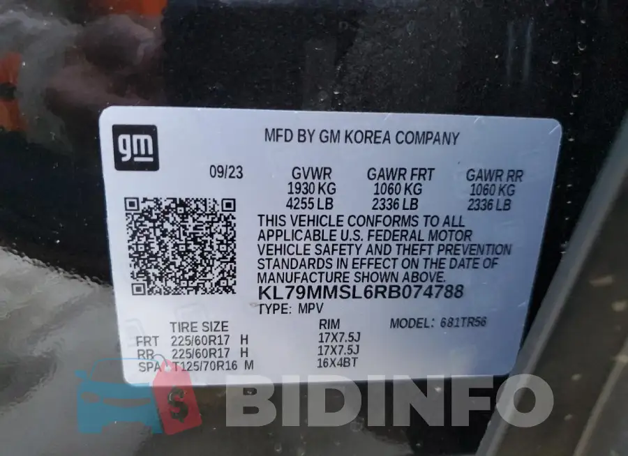 KL79MMSL6RB074788 Photo# 13