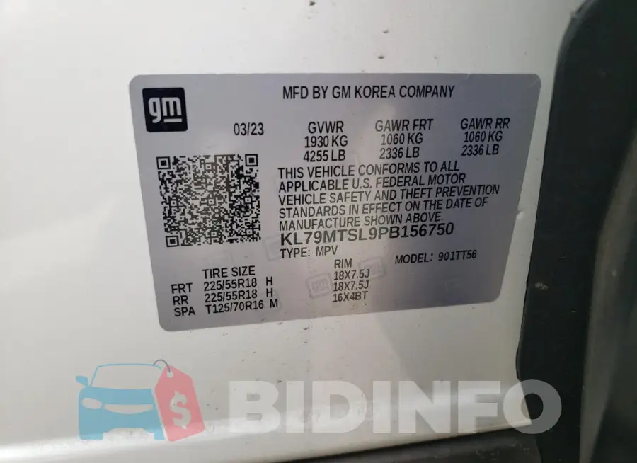 KL79MTSL9PB156750 Photo# 13