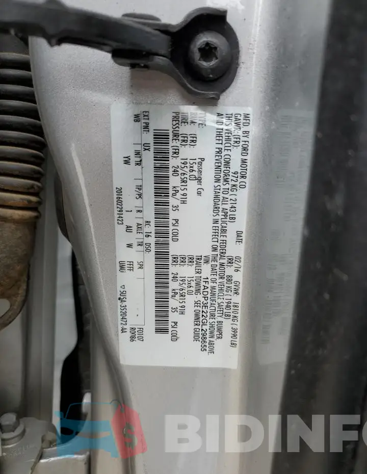 1FADP3E22GL298655 Photo# 12