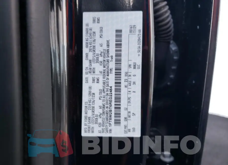 1FT8W2BT6RED22484 Photo# 12