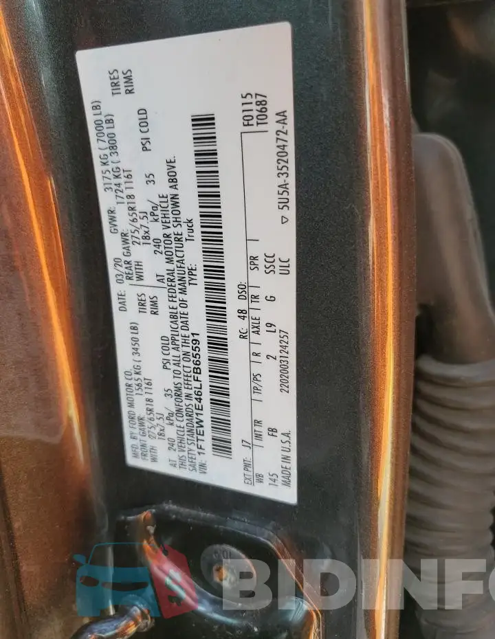 1FTEW1E46LFB65591 Photo# 13