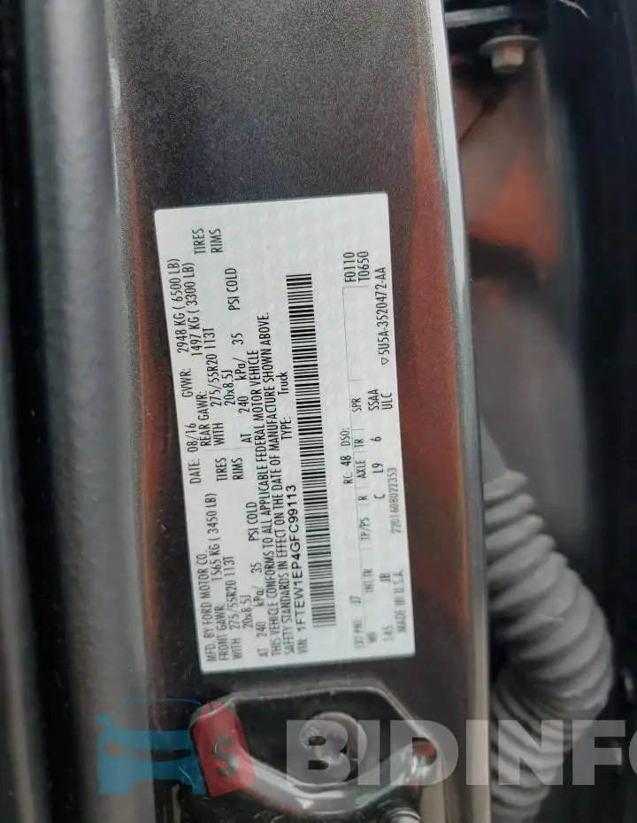 1FTEW1EP4GFC99113 Photo# 12