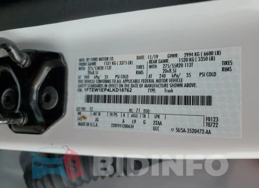 1FTEW1EP4LKD18762 Photo# 12