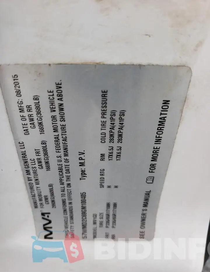 57WMD2C69GM100405 Photo# 13