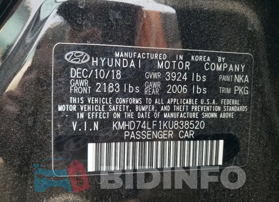 KMHD74LF1KU838520 Photo# 12