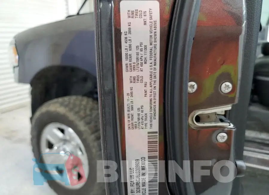 3C6UR5CJ6LG309939 Photo# 12