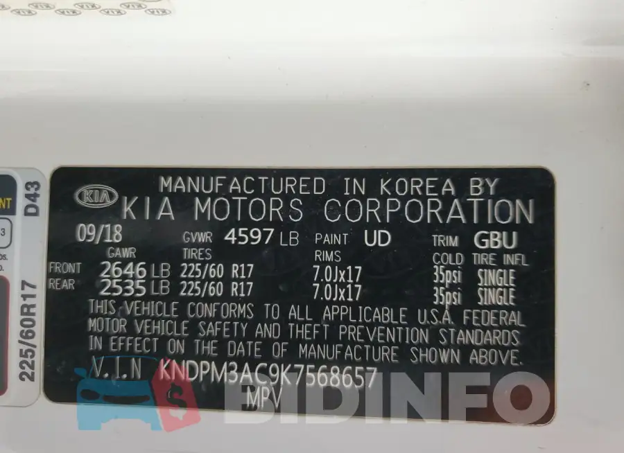 KNDPM3AC9K7568657 Photo# 13