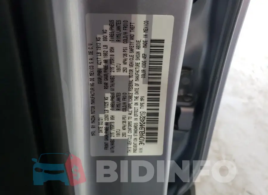 3MVDMABL5MM249219 Photo# 14