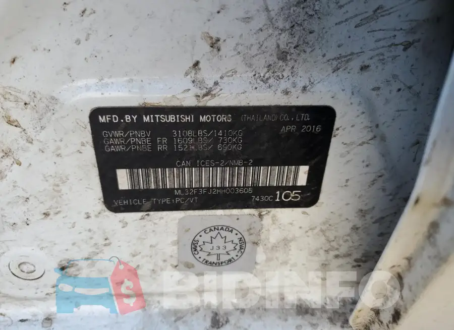 ML32F3FJ2HH003605 Photo# 12