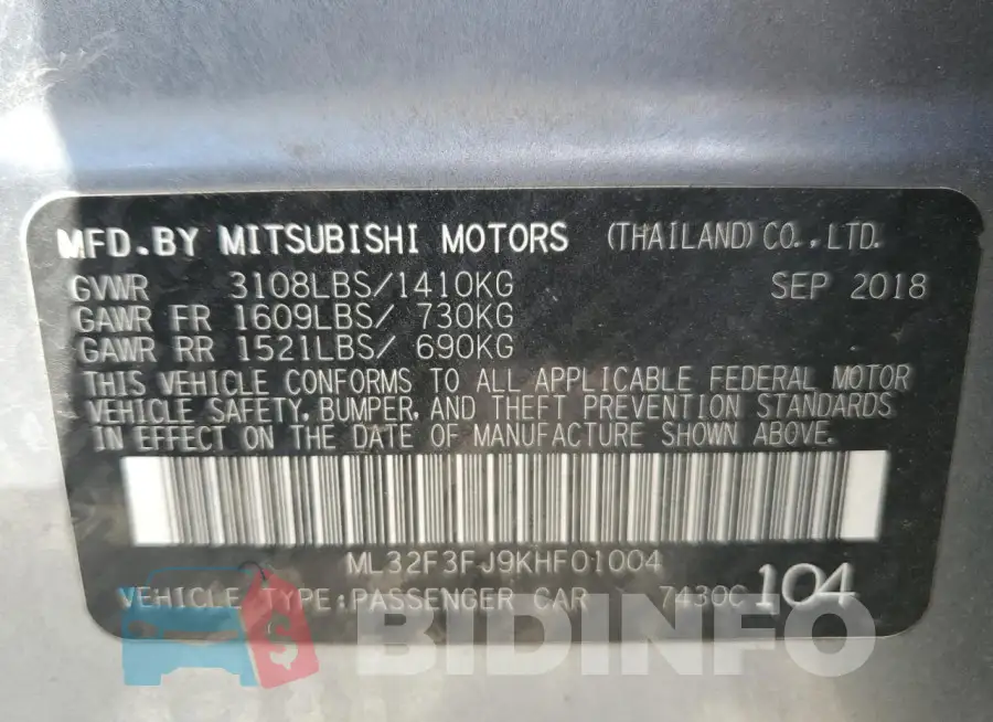 ML32F3FJ9KHF01004 Photo# 13