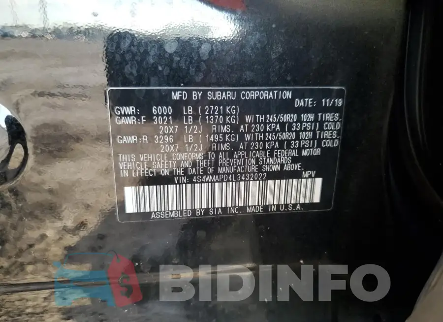 4S4WMAPD4L3432022 Photo# 13