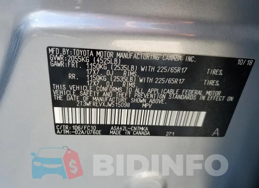 2T3WFREVXJW515098 Photo# 13