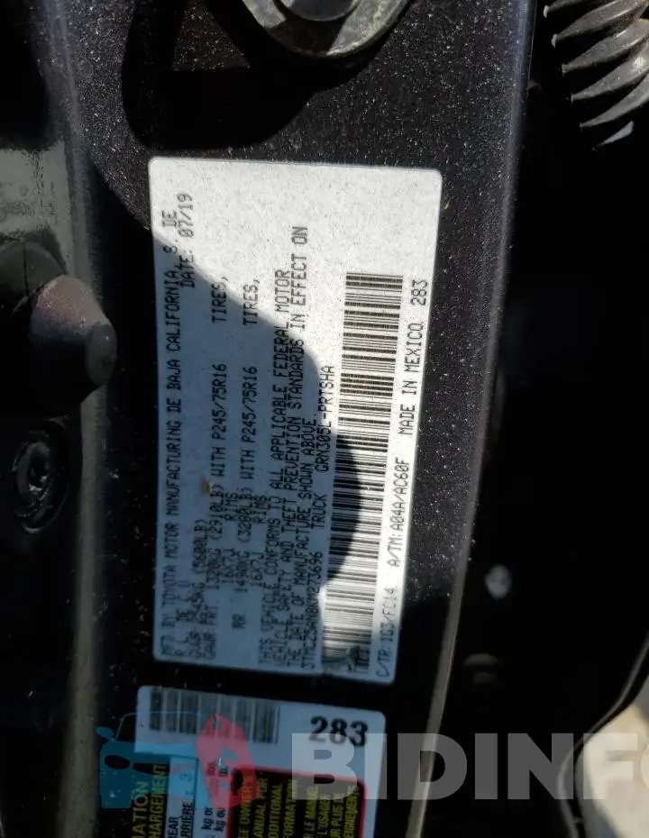 3TMCZ5AN8KM273696 Photo# 12
