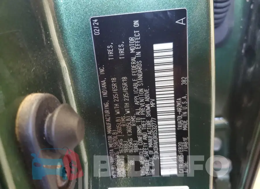 5TDKDRAH3RS532777 Photo# 13
