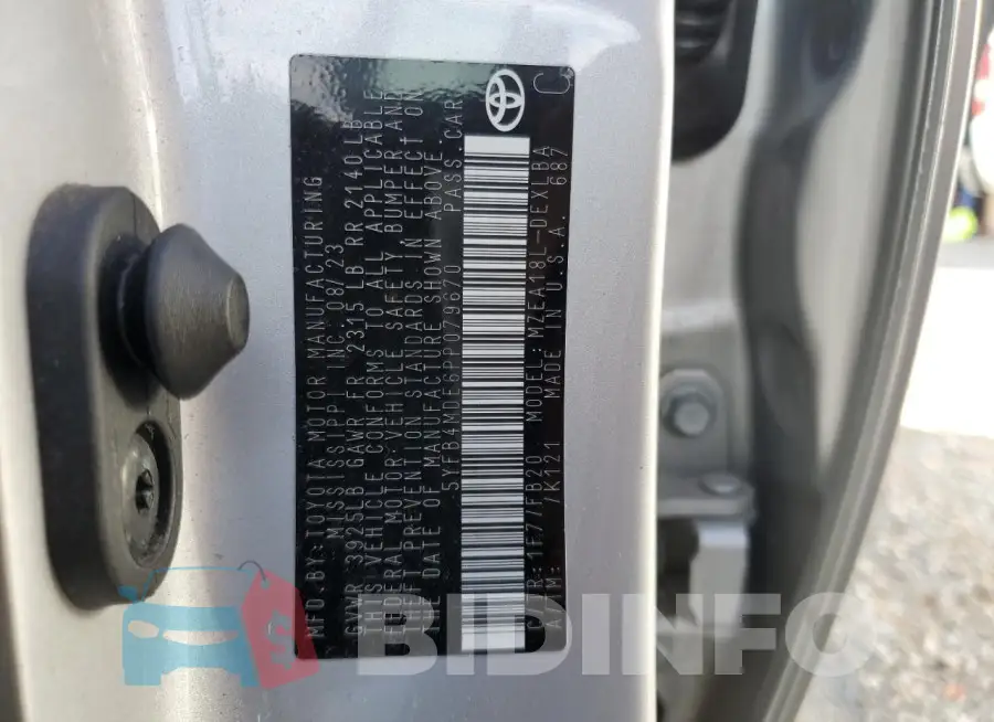 5YFB4MDE6PP079670 Photo# 13