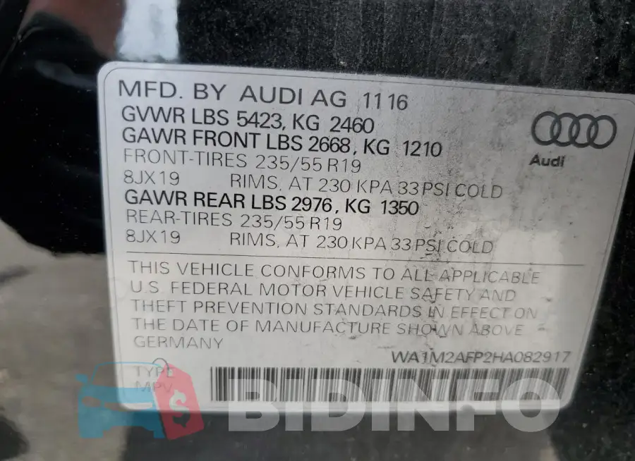 WA1M2AFP2HA082917 Photo# 13