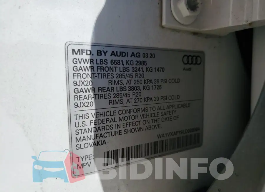 WA1VXAF79LD008004 Photo# 13