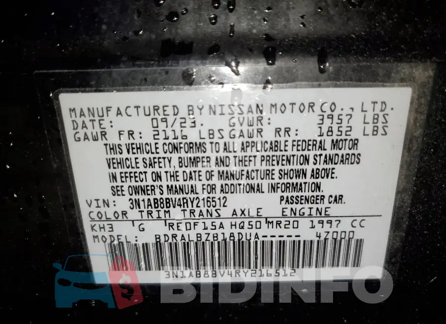 3N1AB8BV4RY216512 Photo# 12