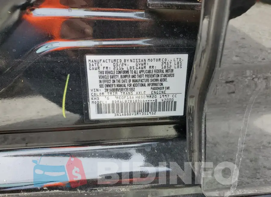 3N1AB8BV5RY351952 Photo# 13