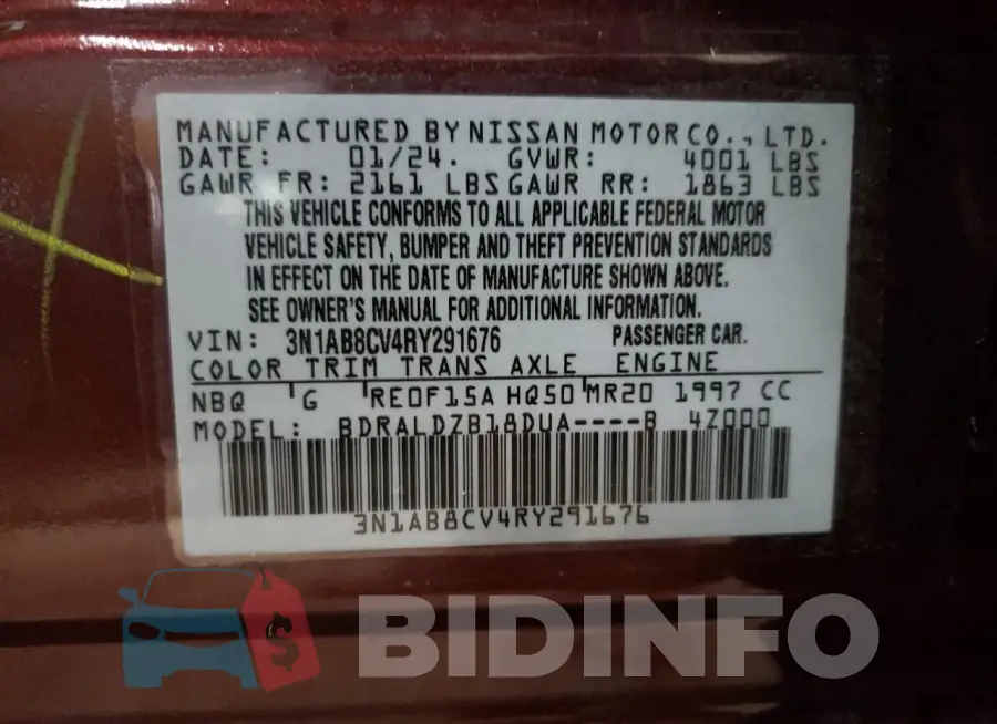 3N1AB8CV4RY291676 Photo# 12