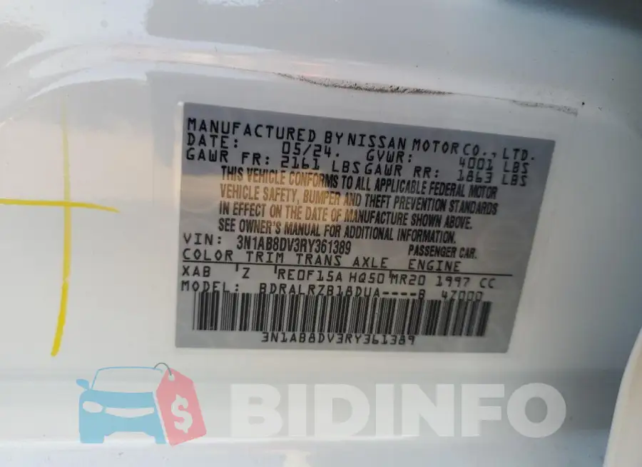 3N1AB8DV3RY361389 Photo# 13