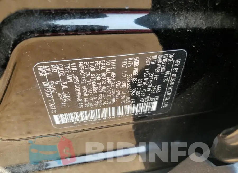 JN8BT3CB3PW487446 Photo# 13