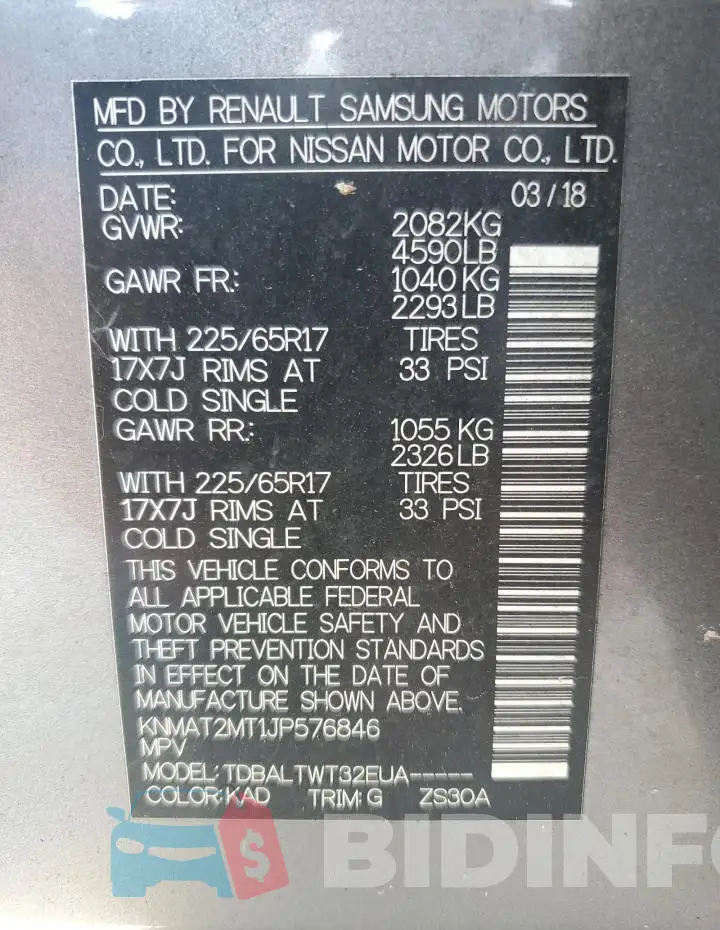 KNMAT2MT1JP576846 Photo# 14