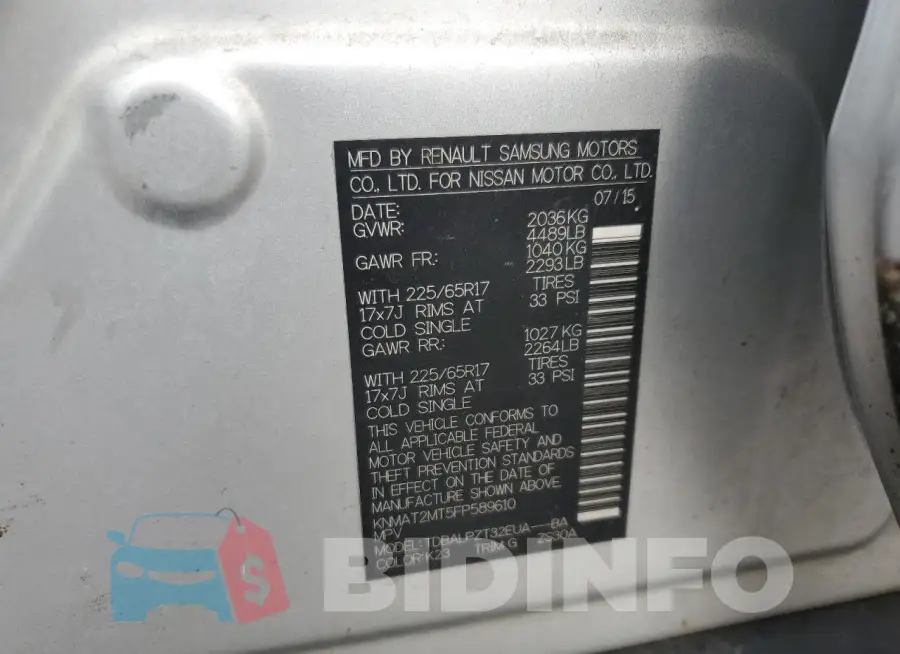 KNMAT2MT5FP589610 Photo# 12