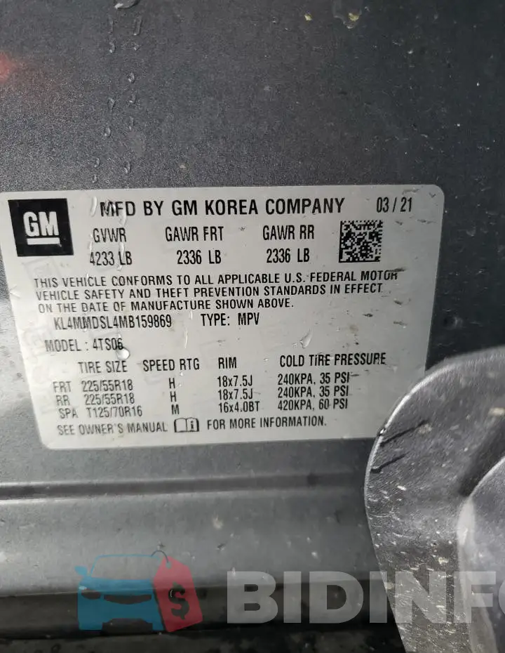 KL4MMDSL4MB159869 Photo# 13