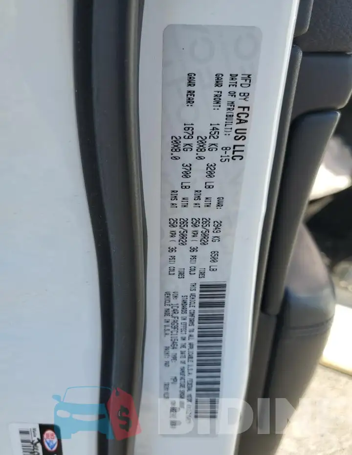 1C4RJFAG9FC115464 Photo# 14