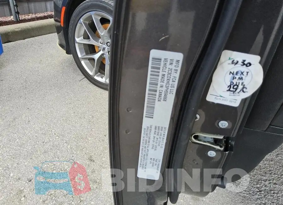 2C3CDXHG3PH594668 Photo# 13
