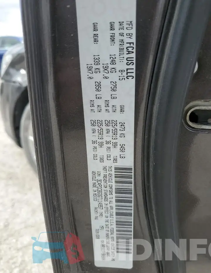 3C4PDCBG3GT114957 Photo# 13