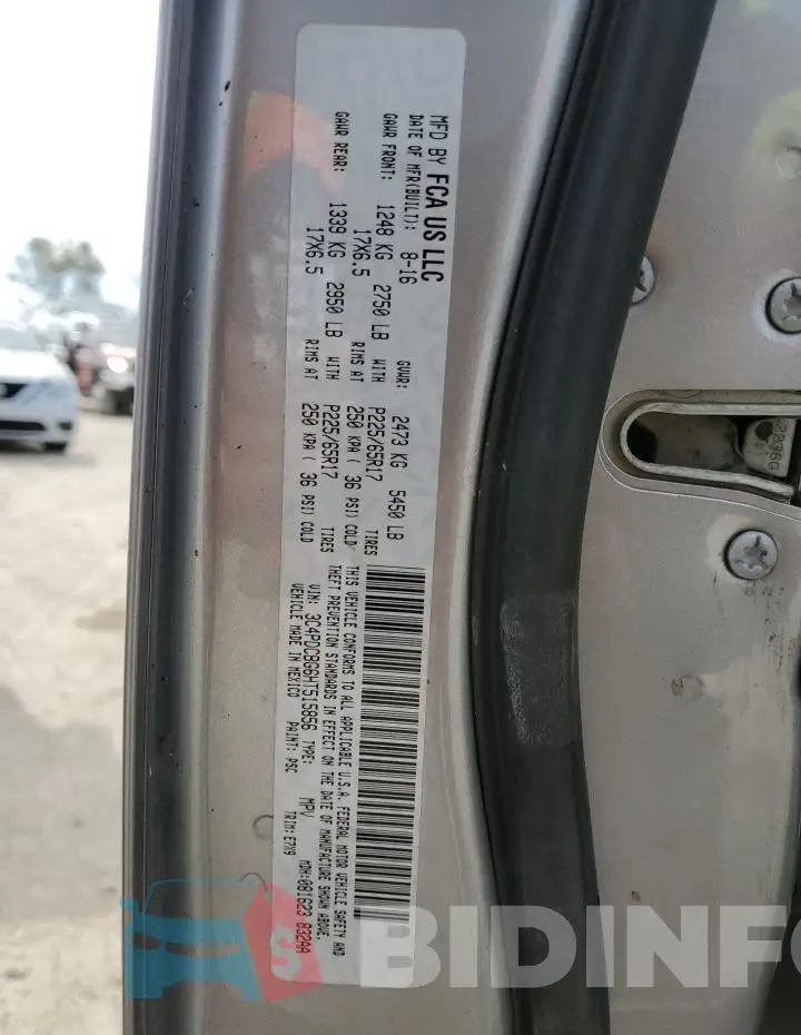 3C4PDCBG6HT515856 Photo# 14