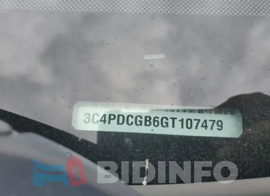 3C4PDCGB6GT107479 Photo# 13
