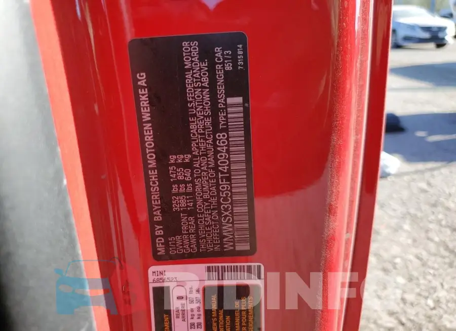 WMWSX3C59FT409468 Photo# 13