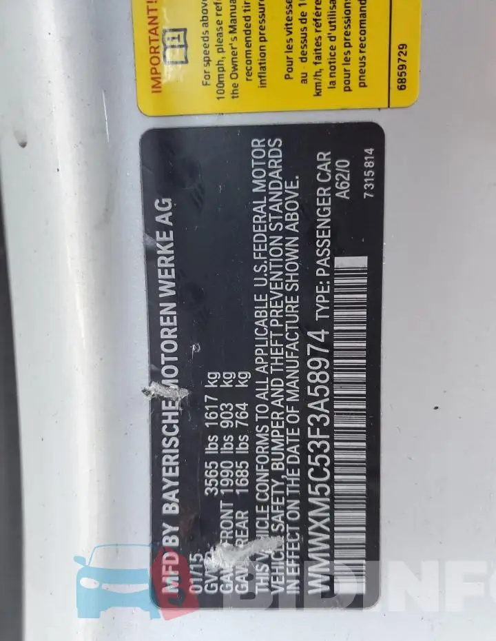 WMWXM5C53F3A58974 Photo# 12