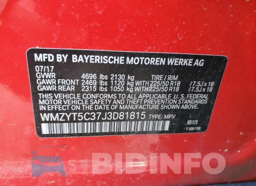WMZYT5C37J3D81815 Photo# 13