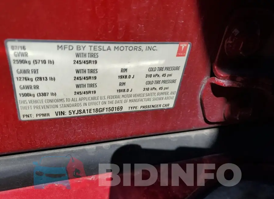 5YJSA1E18GF150169 Photo# 12